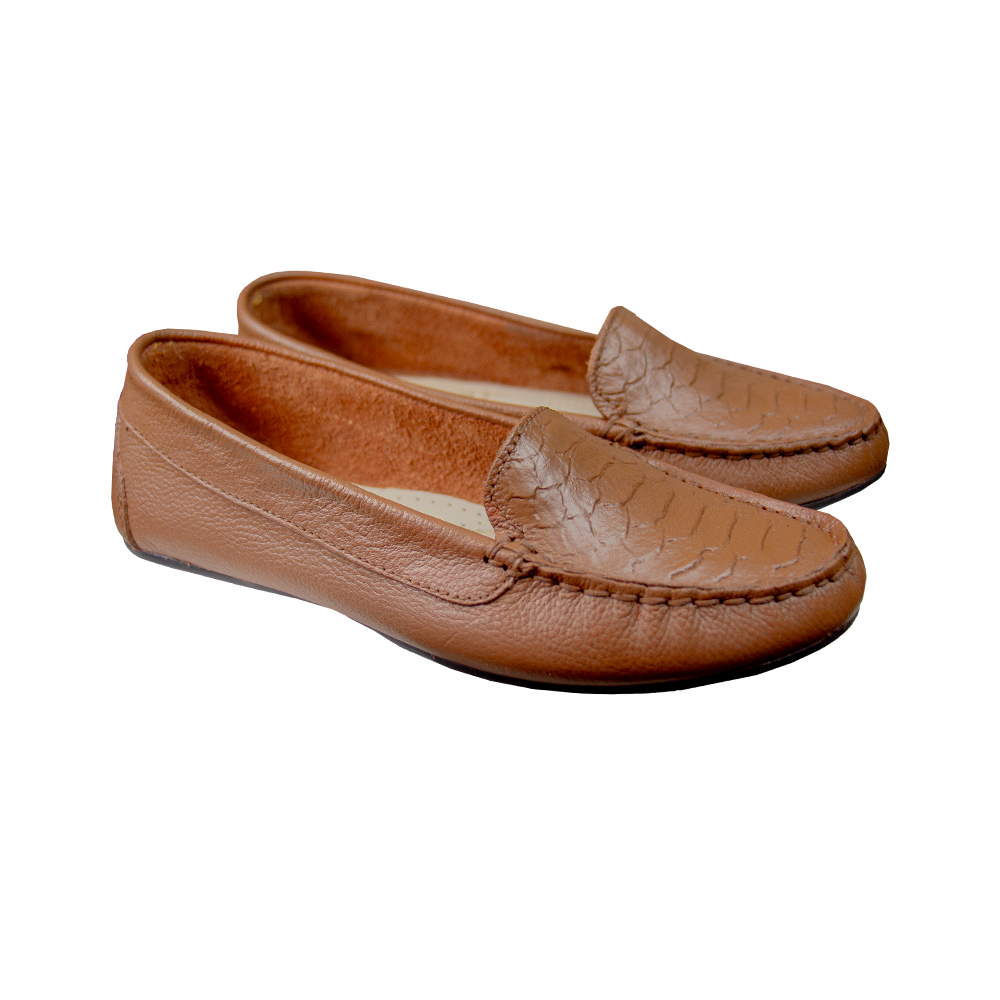 MOCASIN ESTER II NATURAL - VALE ARCO NEGRO