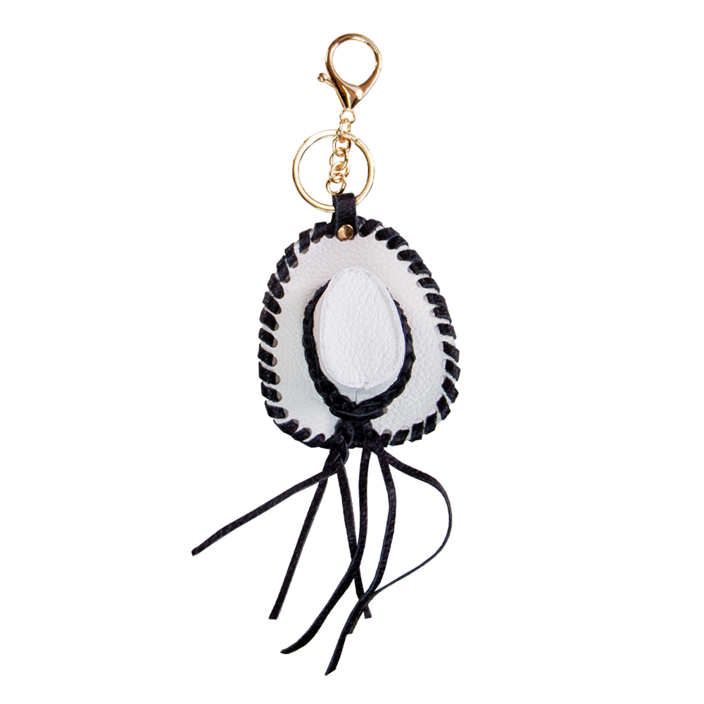 CHARM SOMBRERO BAQUERO NEGRO / BLANCO