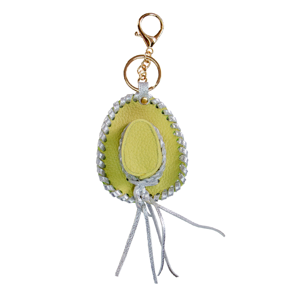 CHARM SOMBRERO BAQUERO VERDE LIMON / PLATA