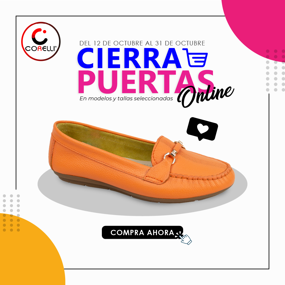 MOCASIN CHATO SARA-2 NARANJA
