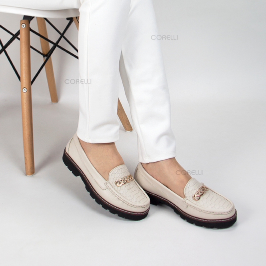MOCASIN PLATAFORMA CHIARA VAINILLA