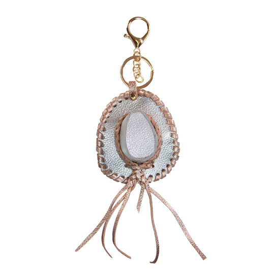 CHARM SOMBRERO BAQUERO PLATA / ORO ROSA