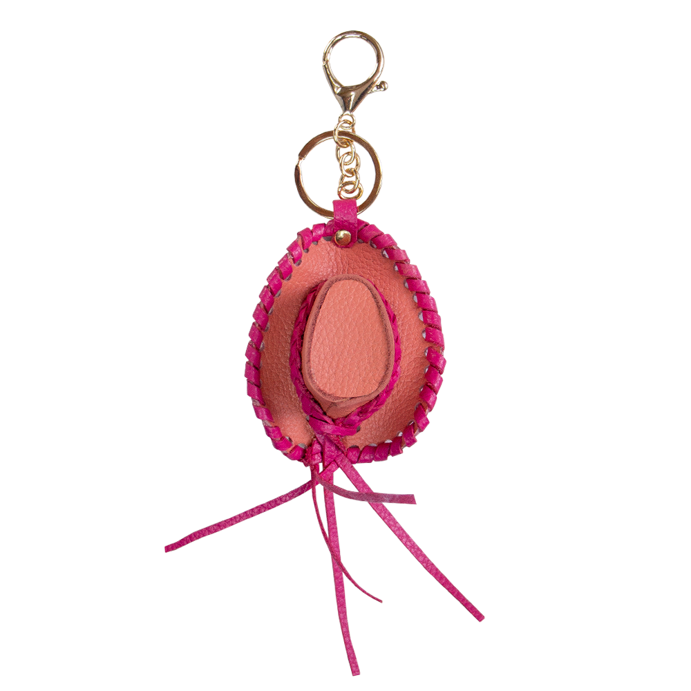 CHARM SOMBRERO BAQUERO CORAL / FUCSIA