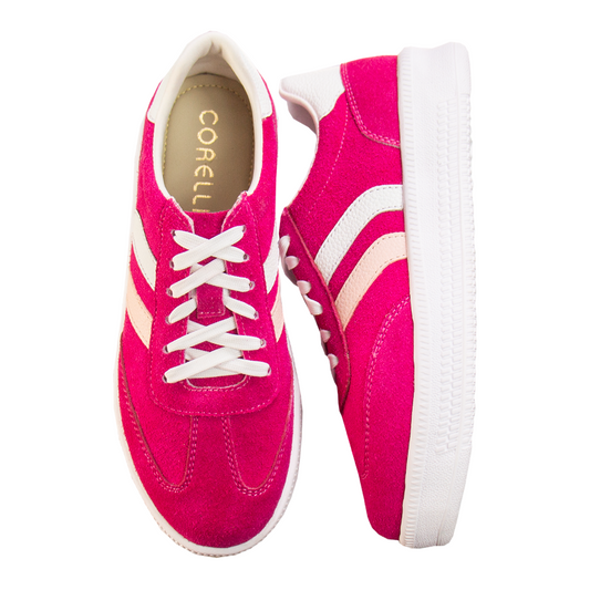 ZAPATILLA SIENA GAMUZON FUCSIA