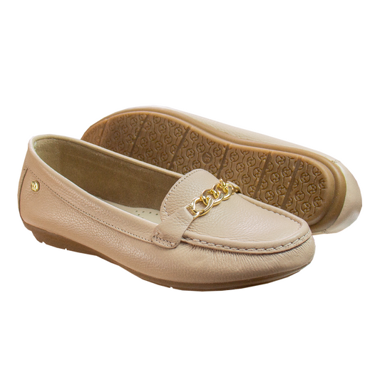 MOCASIN CHATO CADENA AVENA