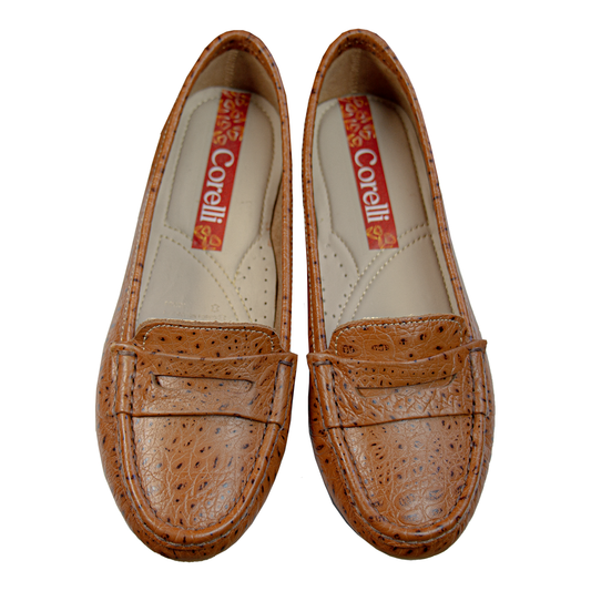 MOCASIN CHATO PRINTS TORTUGA NATURAL