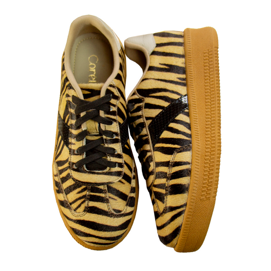 ZAPATILLA TIGRESA CUERO PELOS
