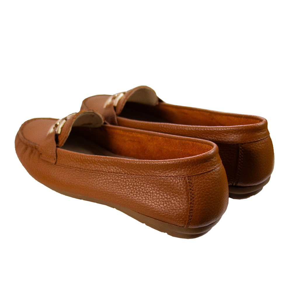 MOCASIN CHATO CADENA NATURAL