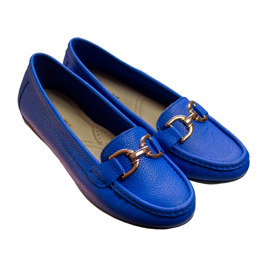 MOCASIN CHATO DOLCE AZULINO