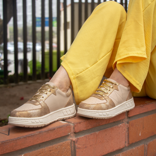 ZAPATILLA LEONA PLATINO