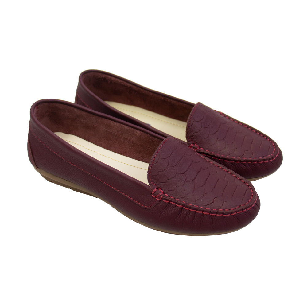 MOCASIN CHATO ESTER II VINO