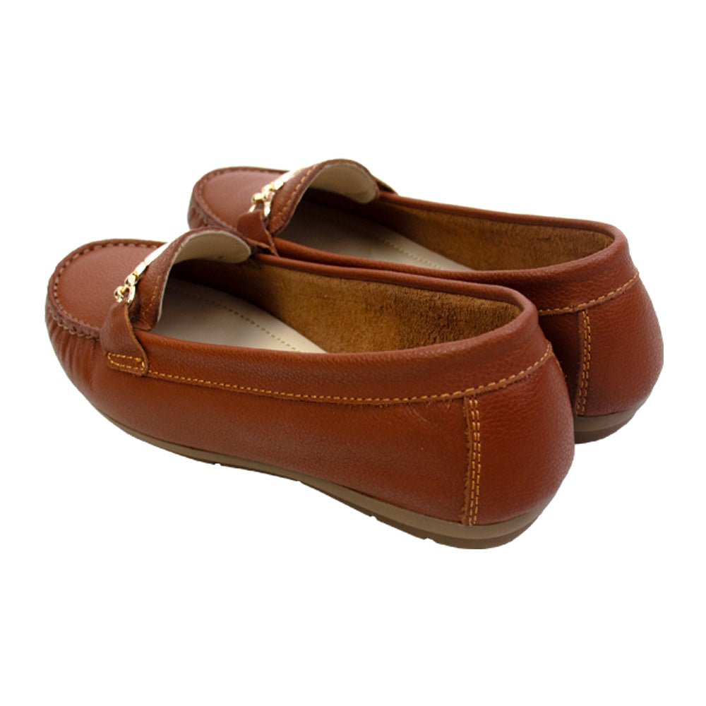 MOCASIN CHATO LAURA COBRE
