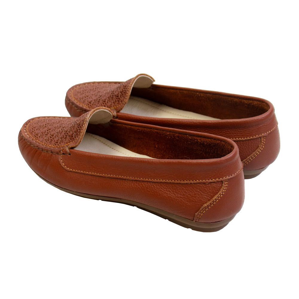 MOCASIN CHATO PAULA COBRE
