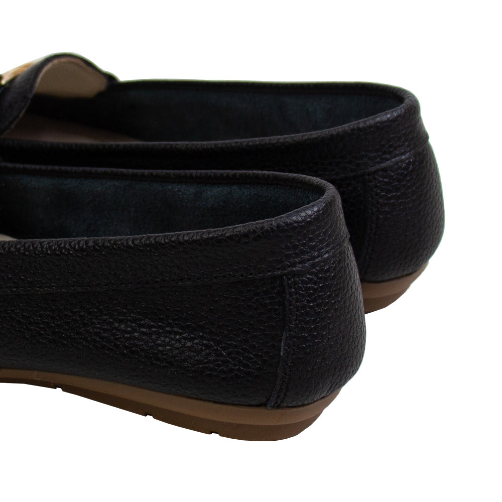 MOCASIN CHATO ANISA NEGRO