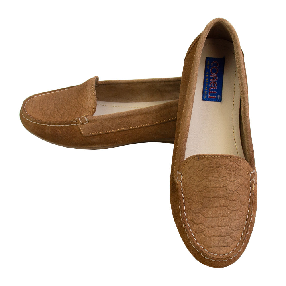 MOCASIN ESTER II   GAMUZA  HABANO -