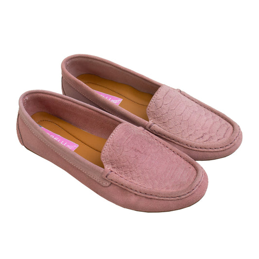 MOCASIN ESTER II   GAMUZA   PALO ROSA -