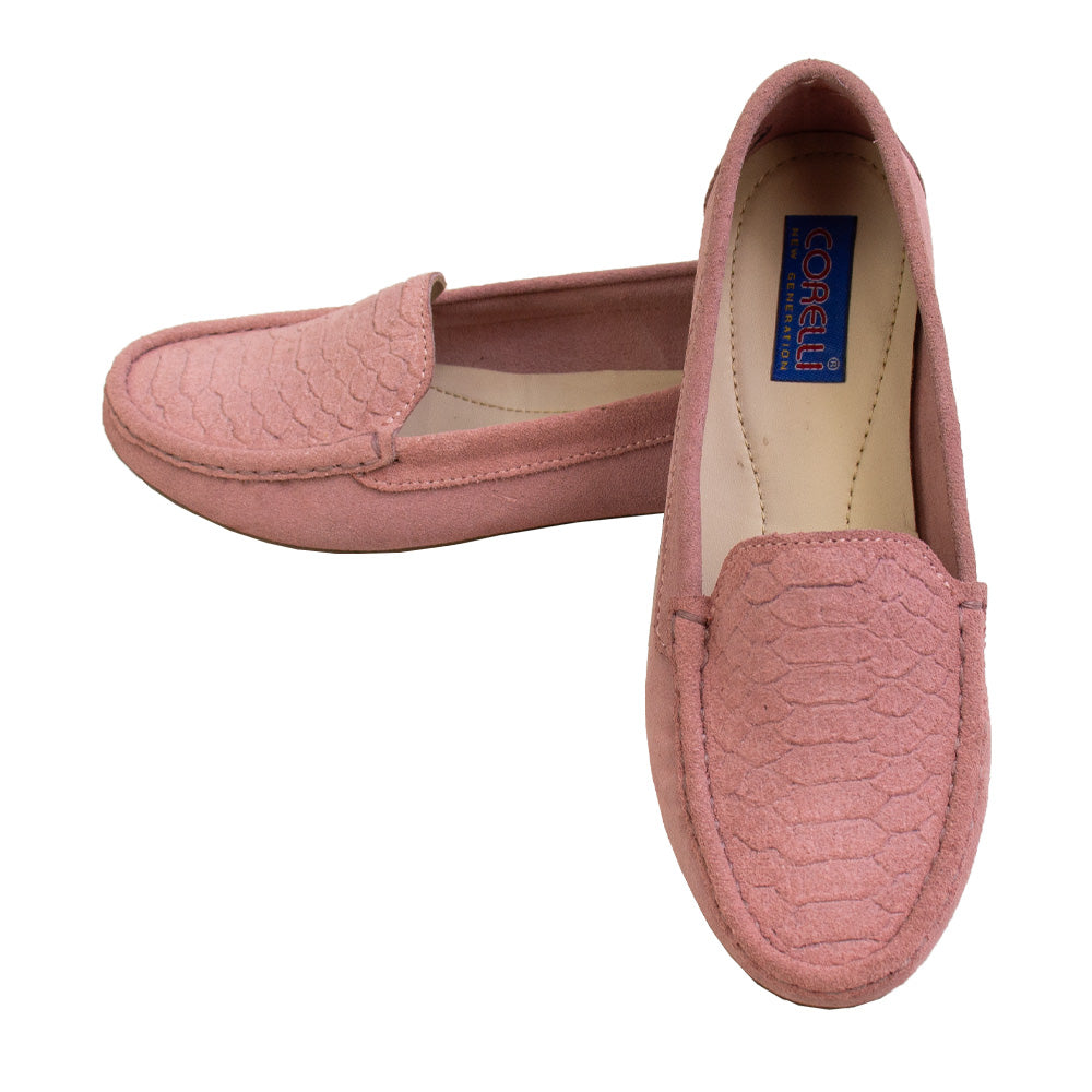 MOCASIN ESTER II   GAMUZA   PALO ROSA -