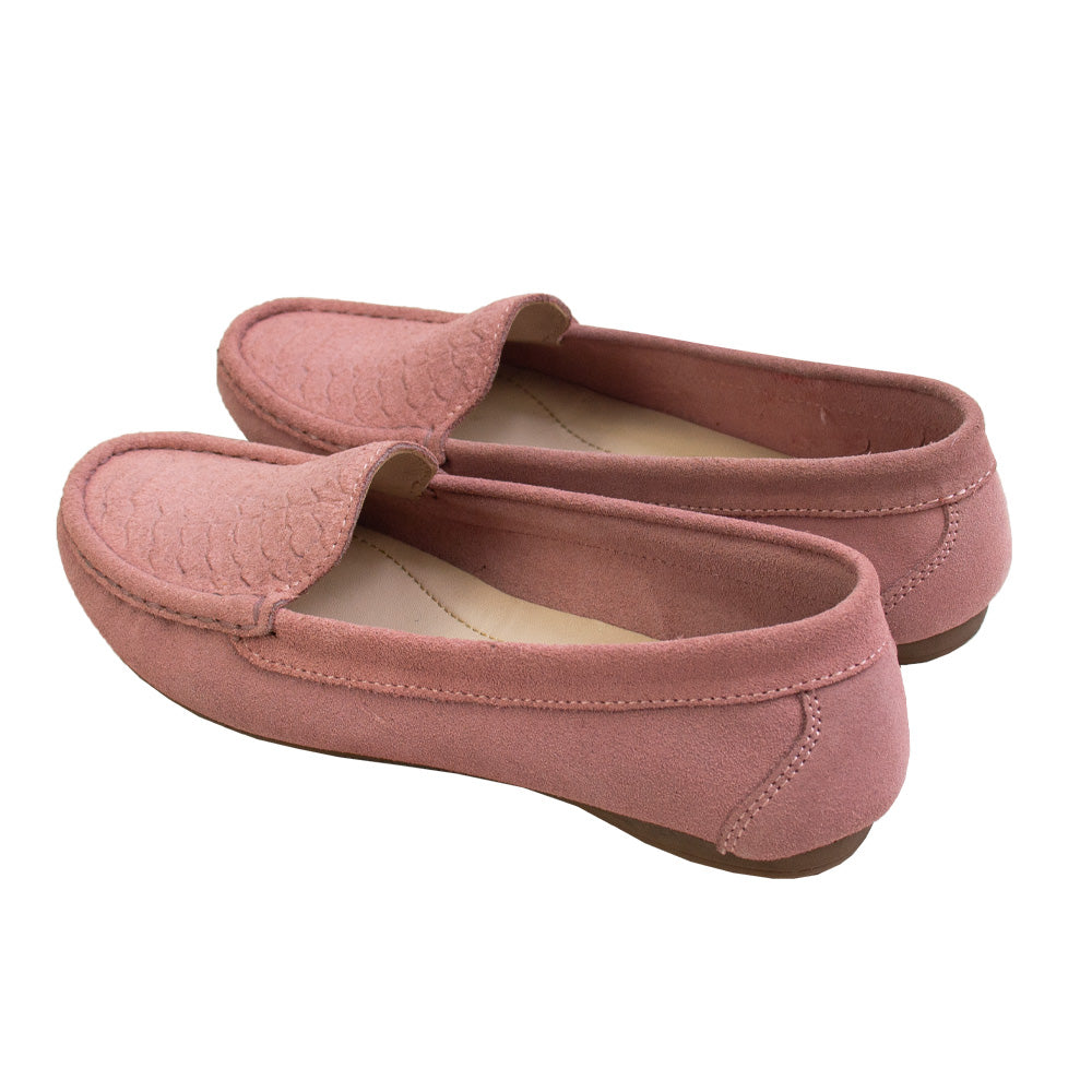 MOCASIN ESTER II   GAMUZA   PALO ROSA -