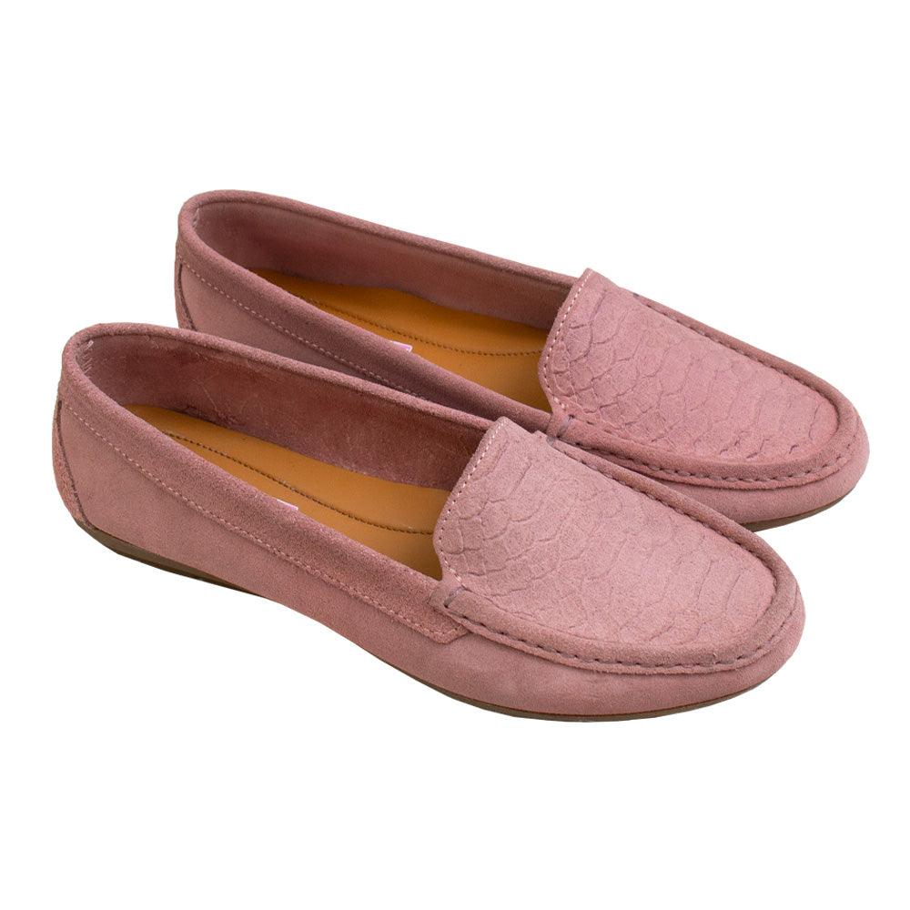 MOCASIN ESTER II   GAMUZA   PALO ROSA -