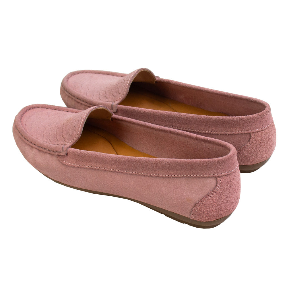MOCASIN ESTER II   GAMUZA   PALO ROSA -