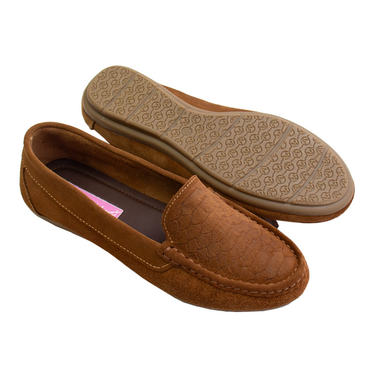 MOCASIN ESTER II   GAMUZA  HABANO -