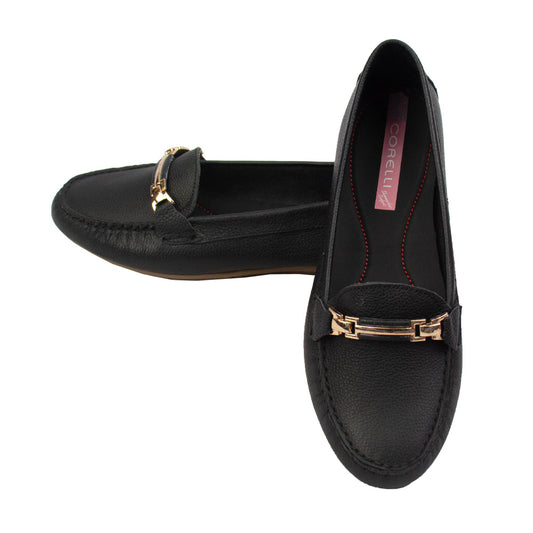 MOCASIN CHATO  SARA  3 NEGRO-DJ TOFE