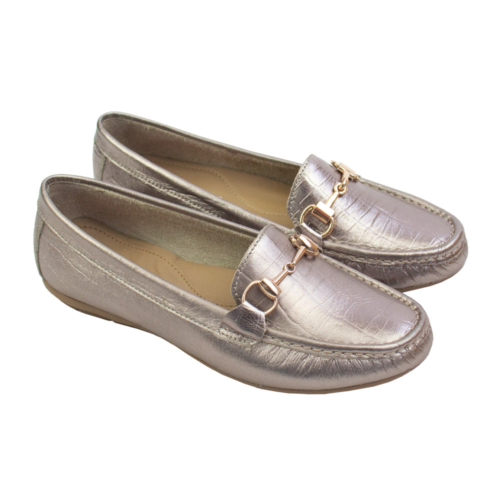 MOCASIN CHATO GUCCI PLATA -DJ TOFE