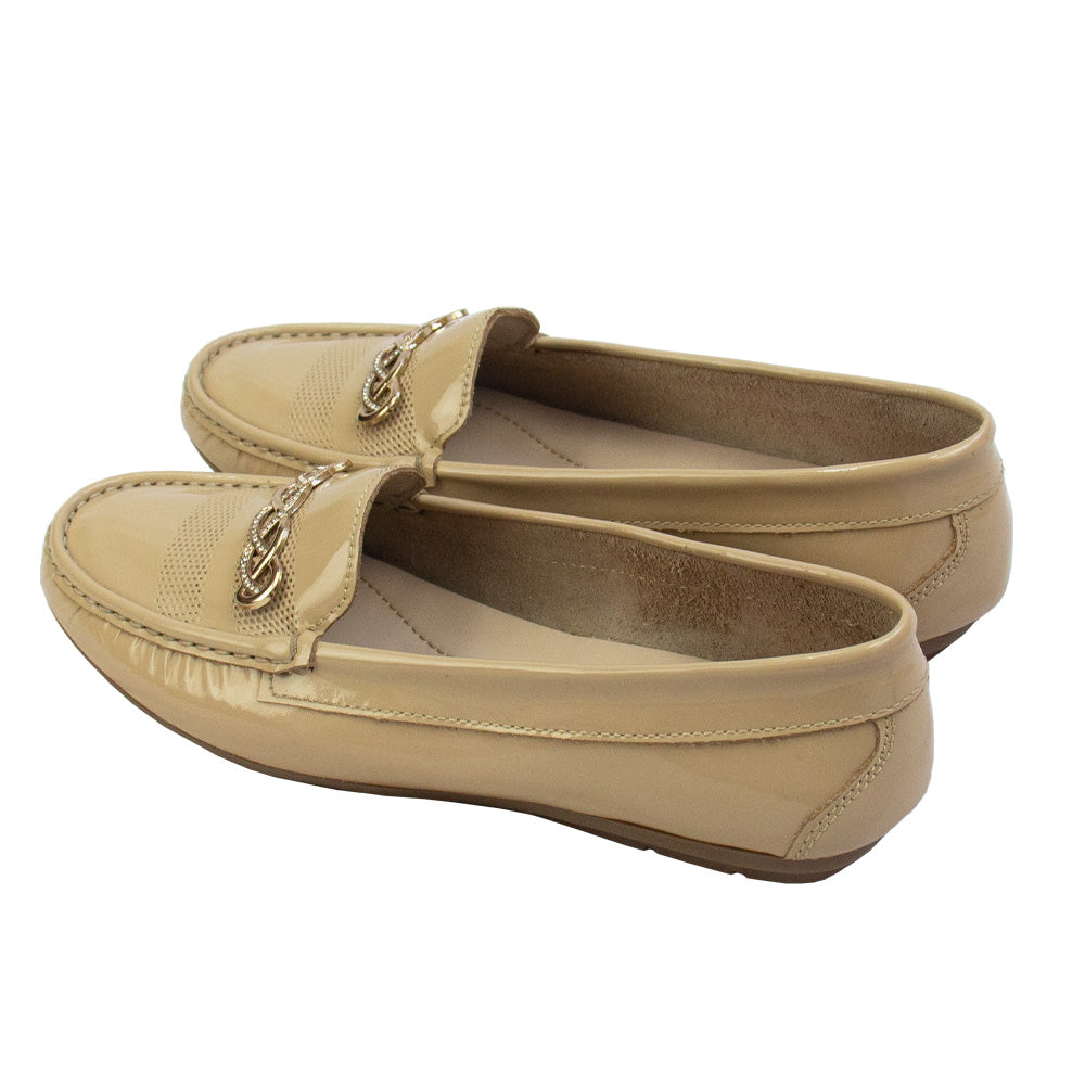 MOCASIN CHATO ASTRID CHAROL PELE