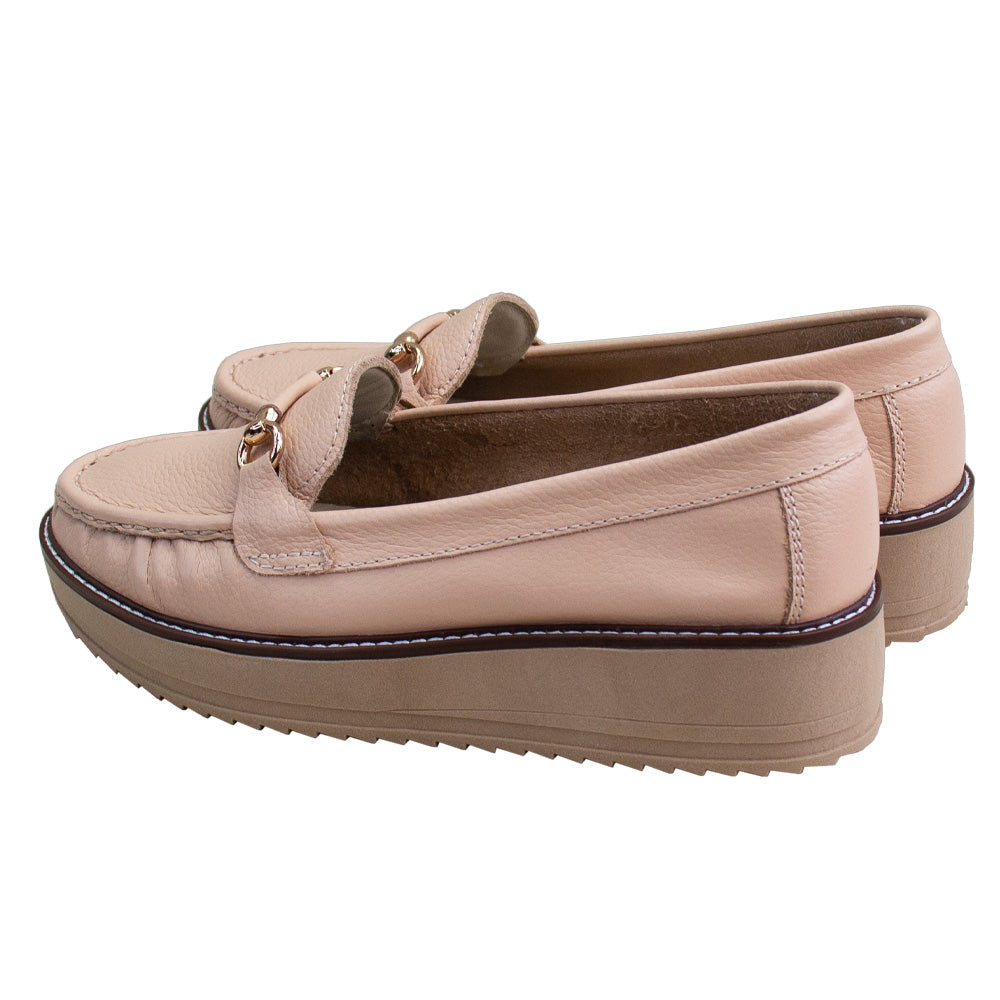MOCASIN PLATAFORMA DANIELA NUDE