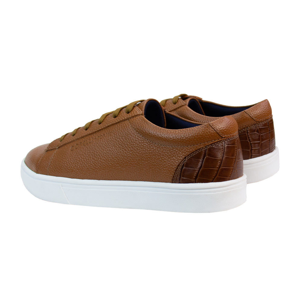 ZAPATILLA XAVI NATURAL-CROCO COBRE
