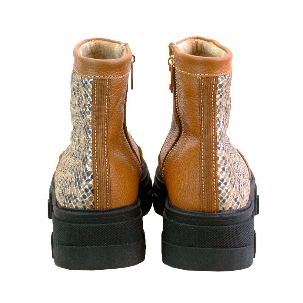 BOTIN HELENA NATURAL -SERPIENTE