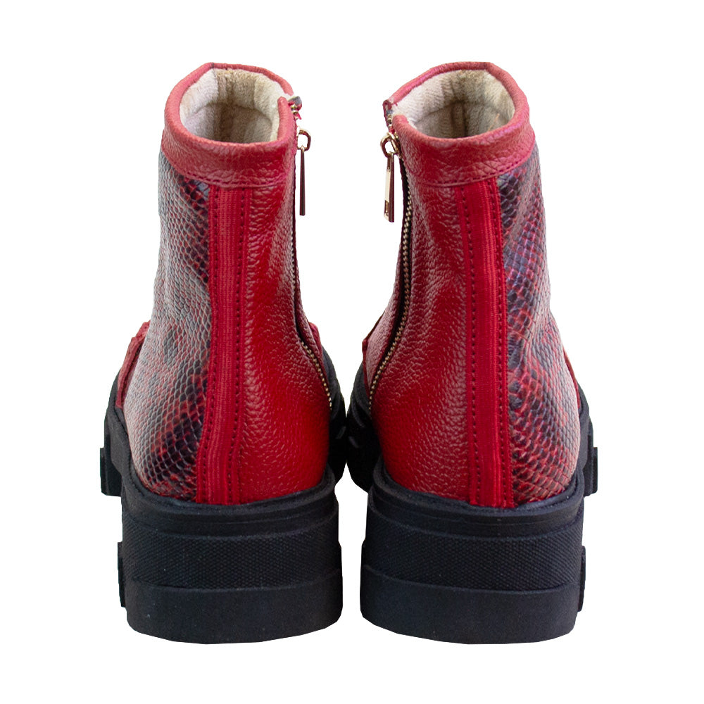 BOTIN HELENA ROJO -PITON ROJO