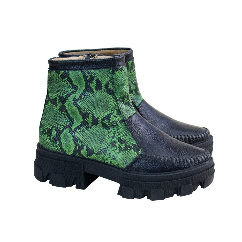 BOTIN HELENA NEGRO-PITON VERDE