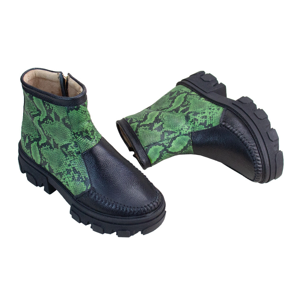 BOTIN HELENA NEGRO-PITON VERDE