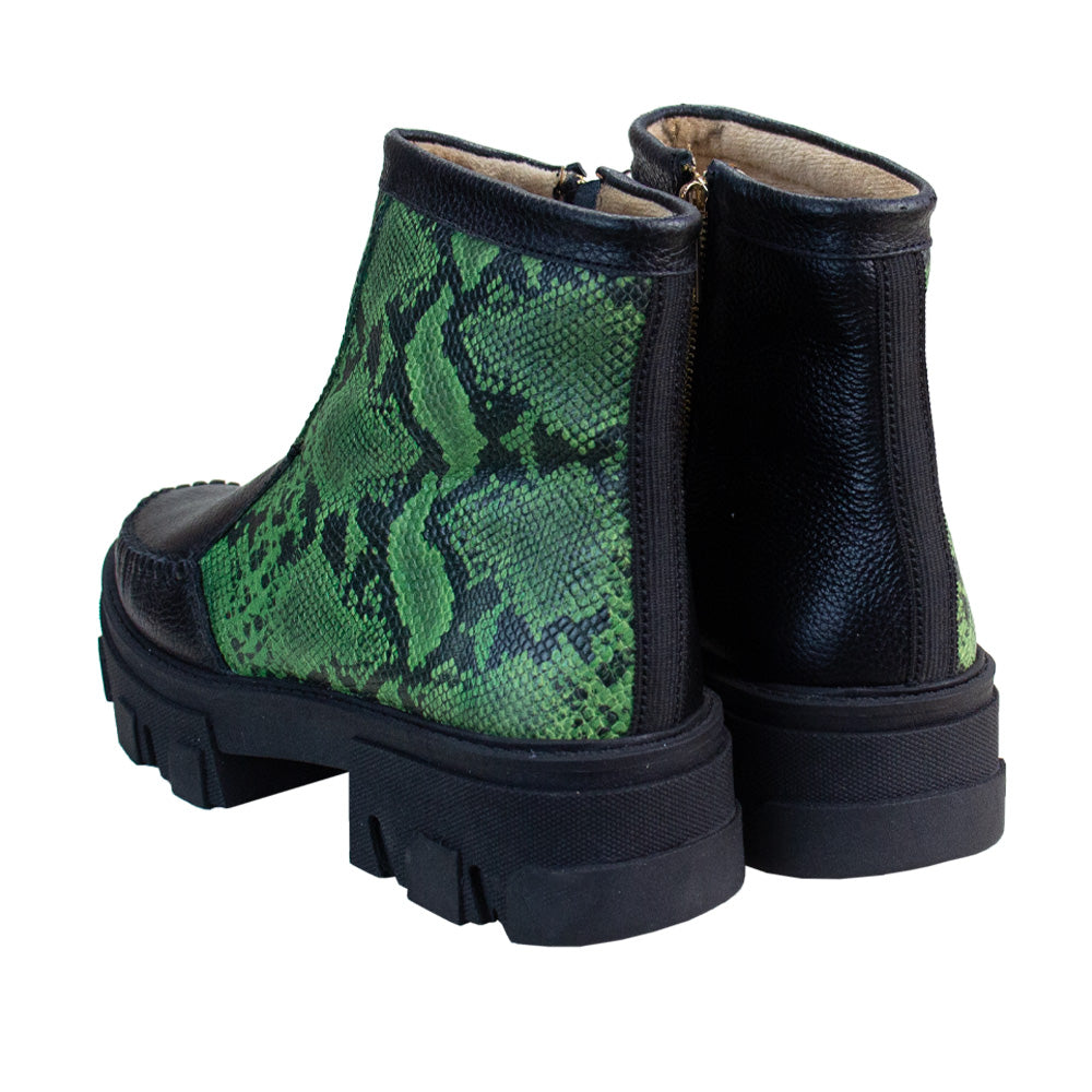 BOTIN HELENA NEGRO-PITON VERDE
