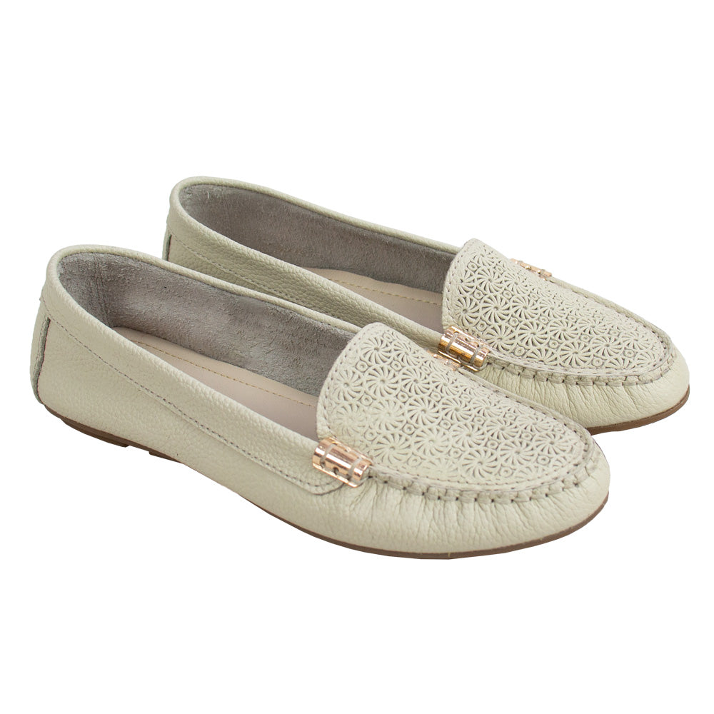 MOCASIN CHATO PAULA II VAINILLA
