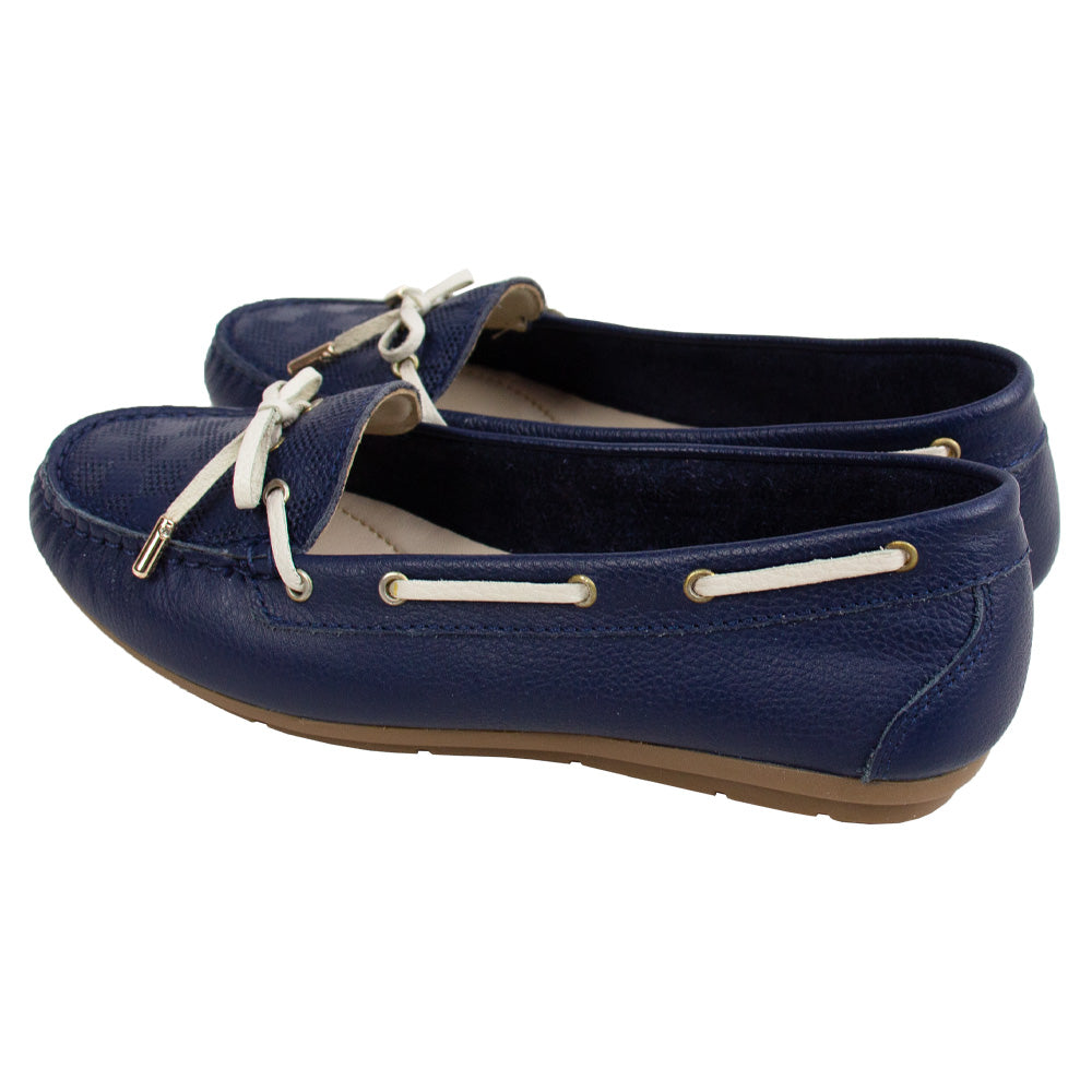 MOCASIN CHATO BRENDA AZUL