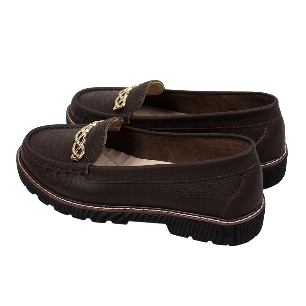 MOCASIN PLATAFORMA CHIARA MARRON