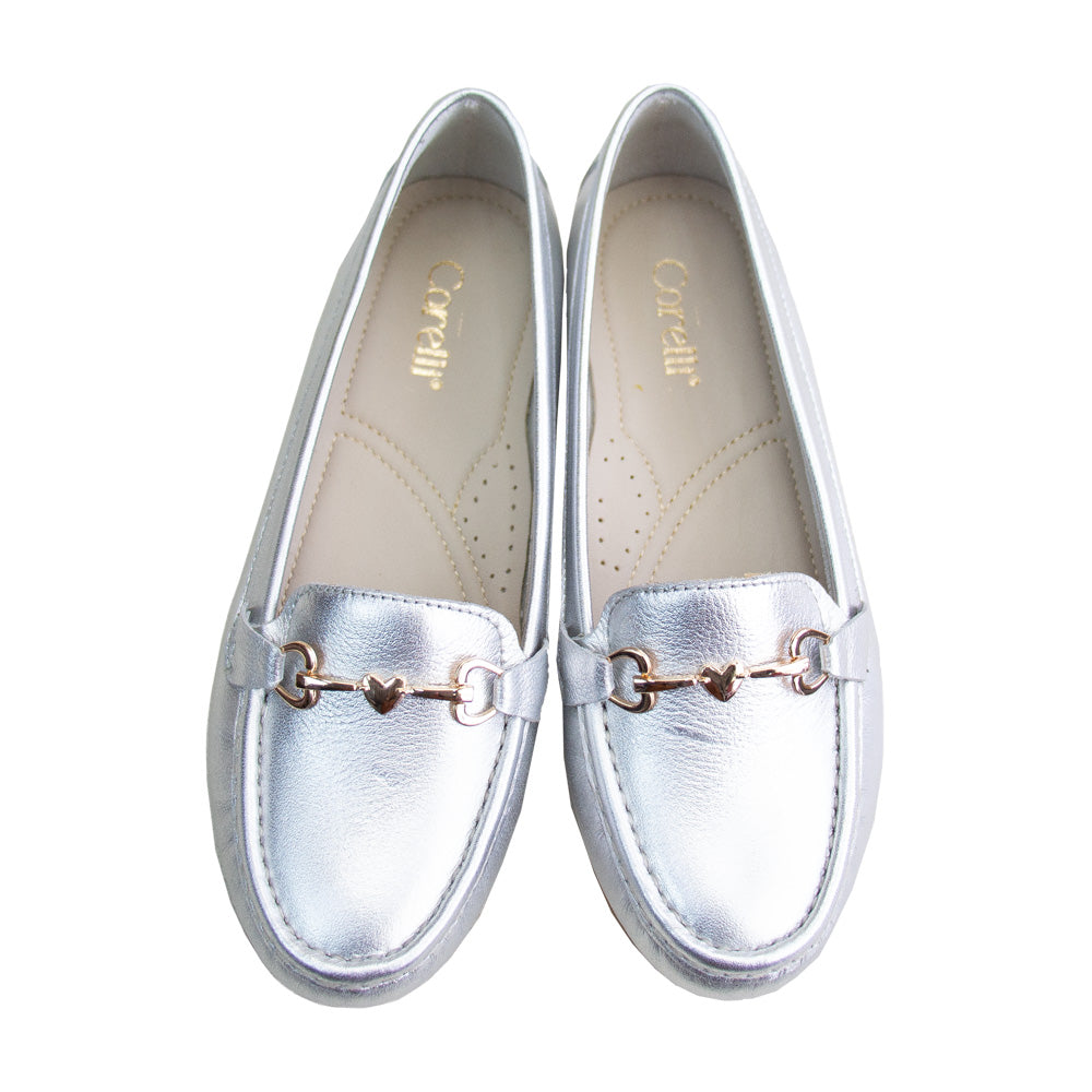 MOCASIN CHATO LOVE PLATA
