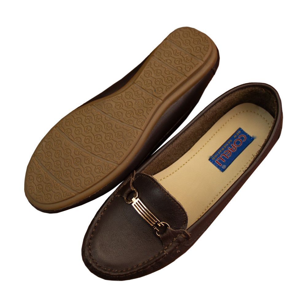 MOCASIN CHATO MERY II MARRON LISO