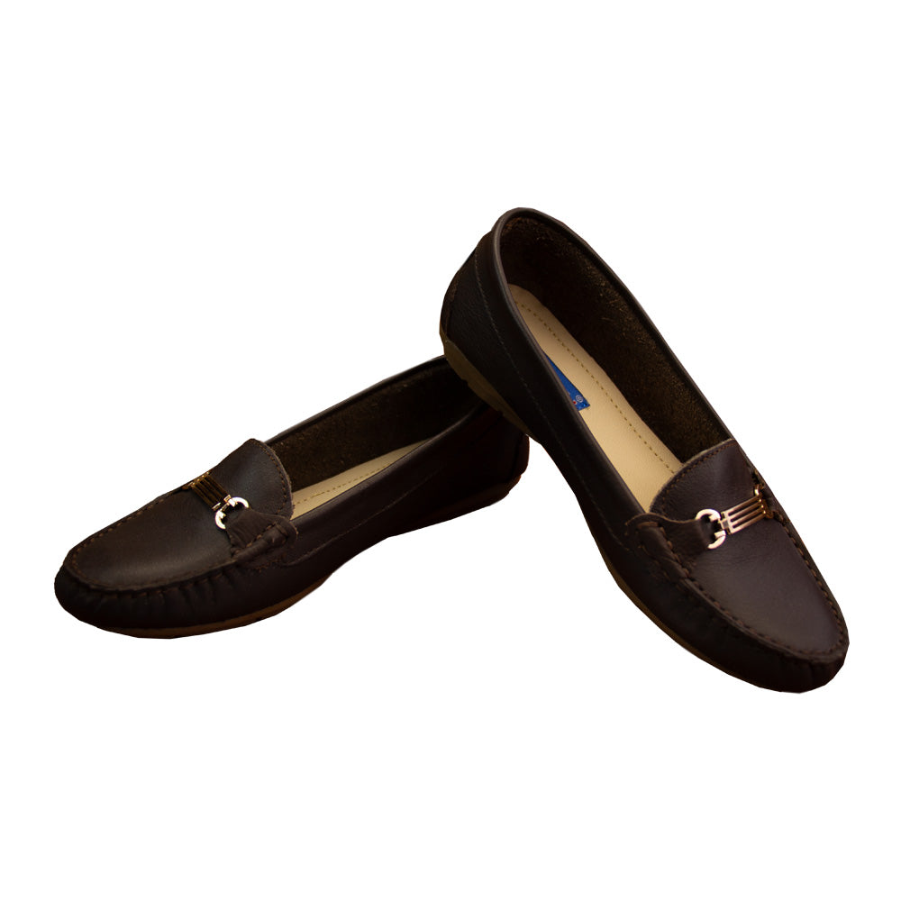 MOCASIN CHATO MERY II MARRON LISO