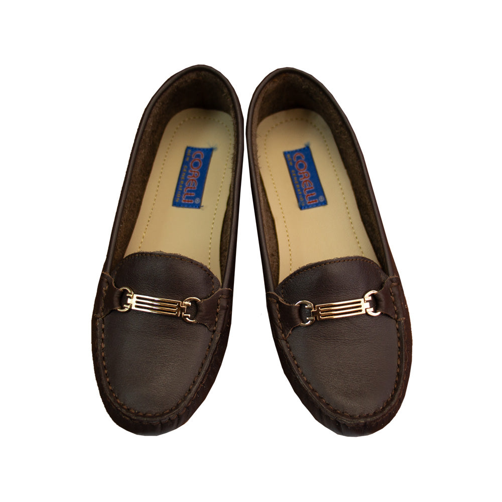 MOCASIN CHATO MERY II MARRON LISO
