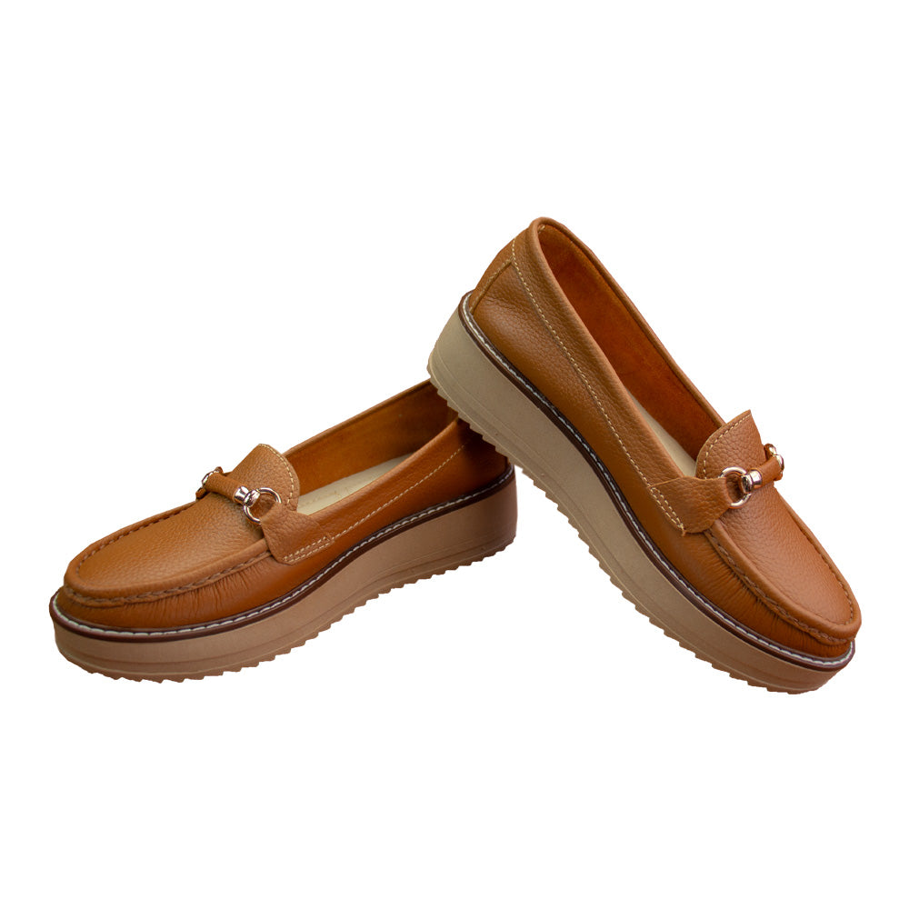 MOCASIN PLATAFORMA DANIELA NATURAL