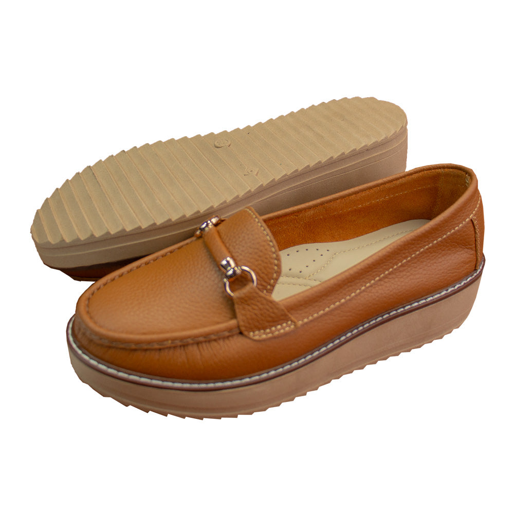MOCASIN PLATAFORMA DANIELA NATURAL