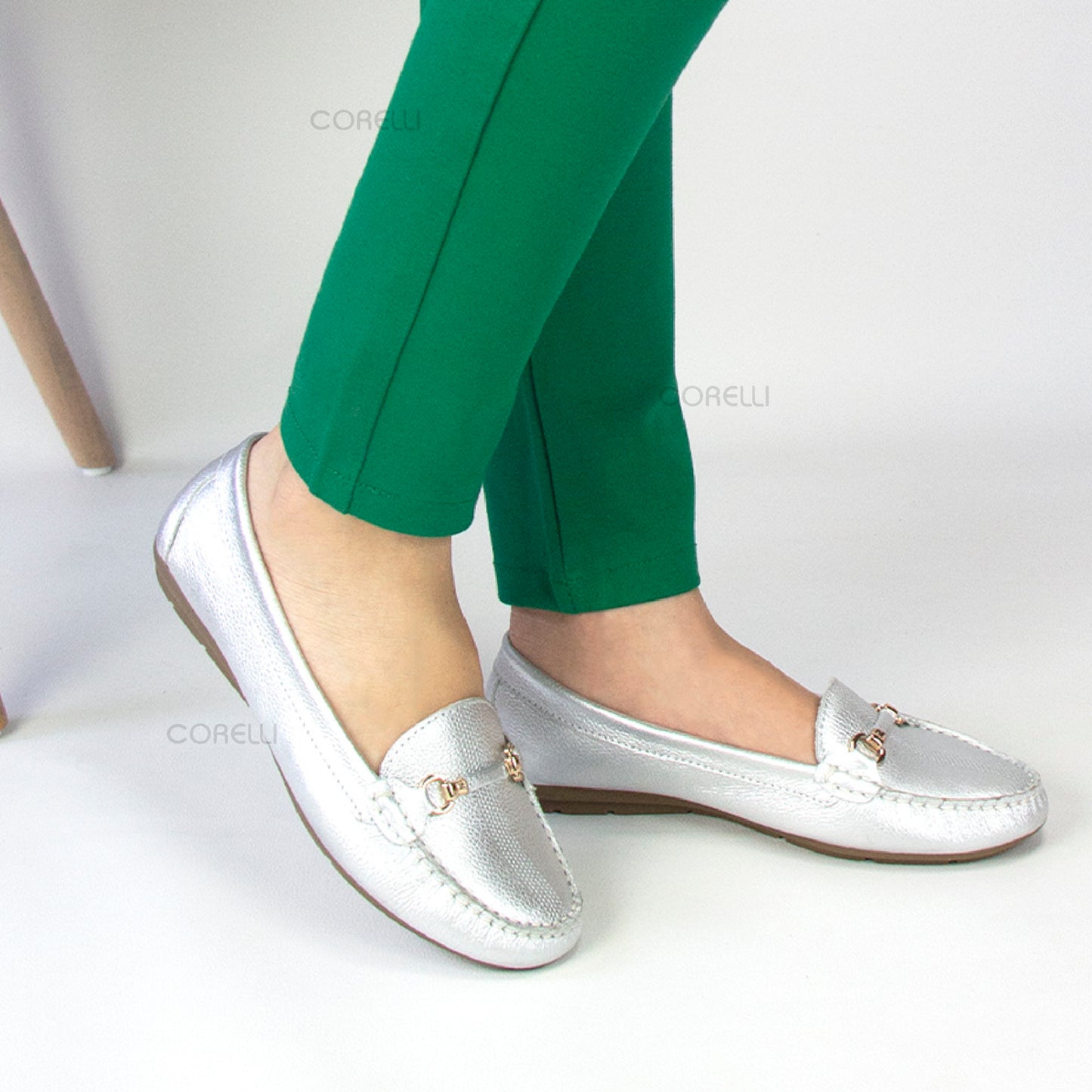 MOCASIN CHATO SARA-2 PLATA