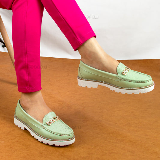 MOCASIN PALATFORMA CHIARA  MENTHA