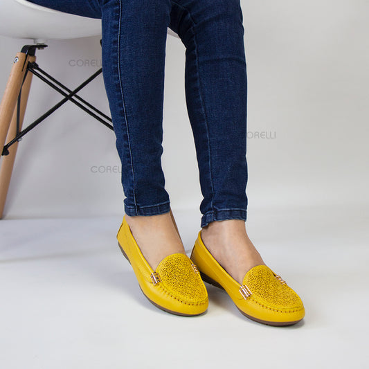 MOCASIN CHATO PAULA II MOSTAZA