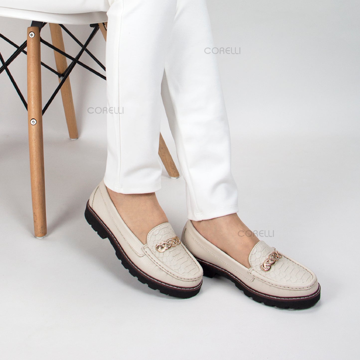 MOCASIN PLATAFORMA CHIARA VAINILLA