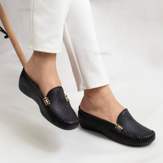 SUECO TACO CUÑA ROSALIA NEGRO