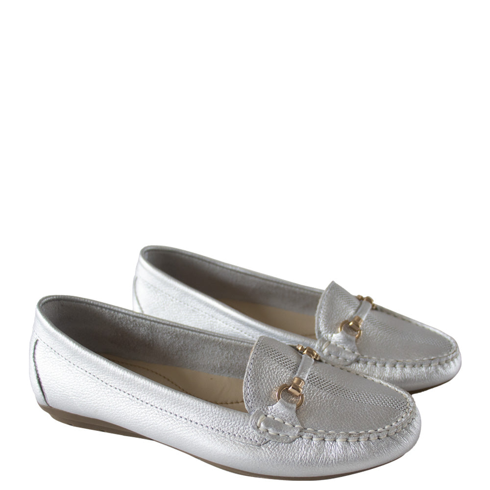 MOCASIN CHATO SARA-2 PLATA